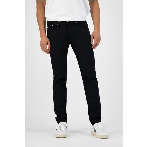 MUD Jeans mannen vegan Jeans Regular Dunn Stretch Dip Zwart Tweedehands