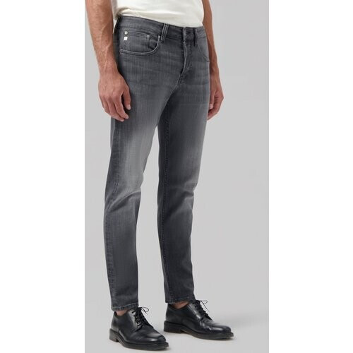 MUD Jeans mannen vegan Jeans Slimmer Rick Authentiek Zwart Tweedehands