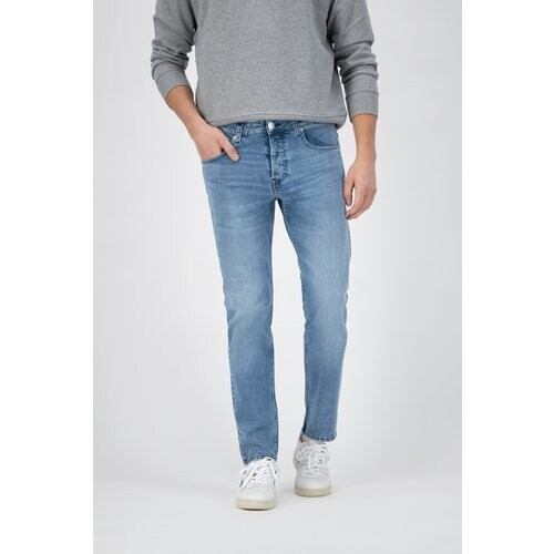 MUD Jeans mannen vegan Jeans Slimmer Rick Blauw Tweedehands