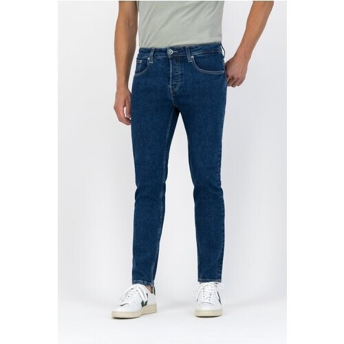 MUD Jeans mannen vegan Jeans Slimmer Rick Stone Indigo Tweedehands