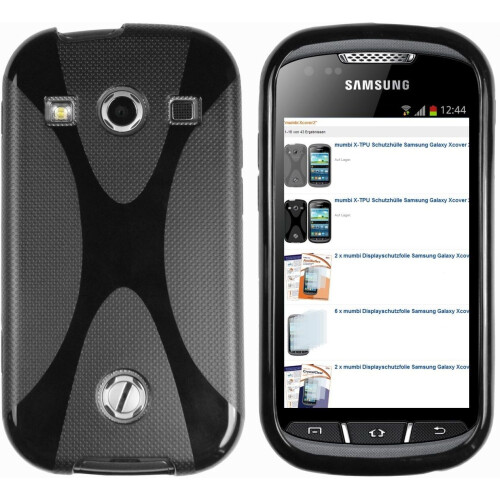 Mumbi MUMBI_1194 - Soft case - TPU - Samsung Galaxy Xcover 2 - Zwart