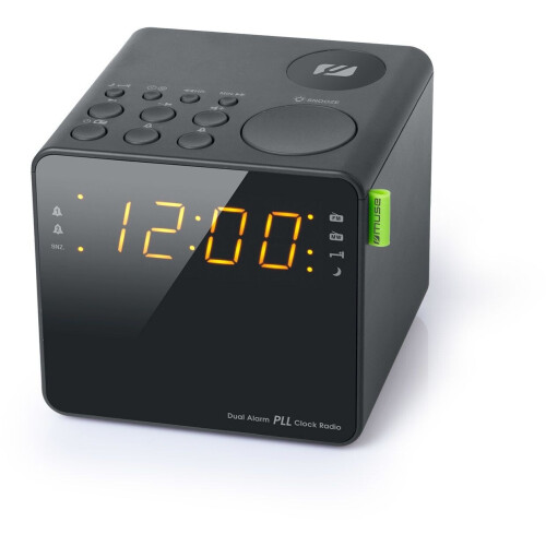 Muse M-187CR - Wekkerradio - Dimbaar LED-display dubbel alarm - Rood Tweedehands