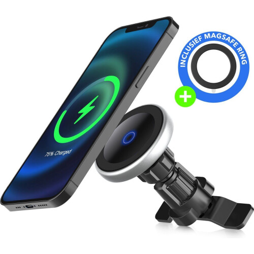 MW® MagSafe Autohouder - GSM Houder Auto - Voor iPhone 12, 13&14 - Magnetische Telefoonhouder Auto - MagSafe Autolader - Telefoonhouders Auto Magnetisch