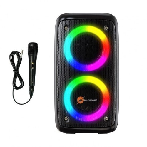 N-GEAR LGP 23M - Bluetooth Speaker - 3" woofers - Karaoke met microfoon Tweedehands