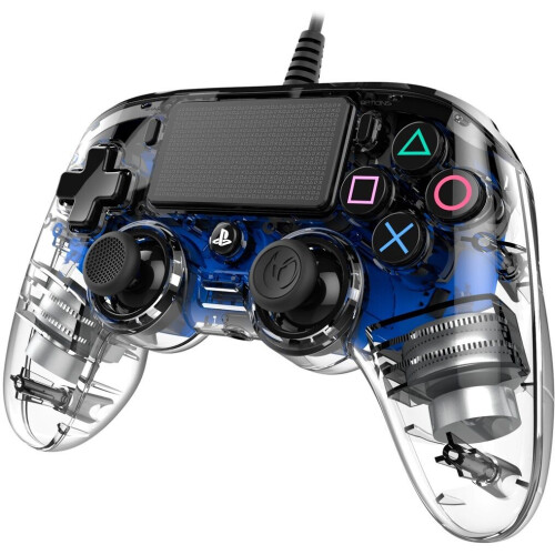 Nacon - Officieel gelicenseerde Illuminated Wired Compact Controller - Bedraad - Blauw