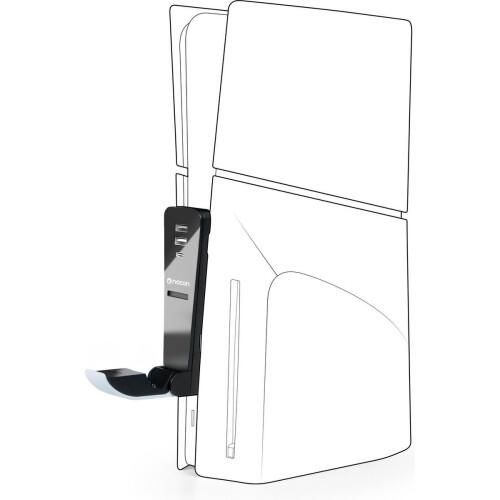 Nacon PS5 Slim - Oplaadstation met USB Hub - Zwart