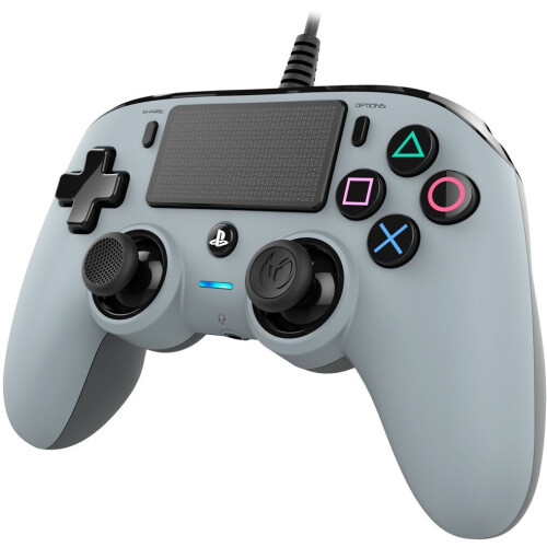 Nacon Wired Compact Controller - PS4 - Bedraad - Grijs Tweedehands