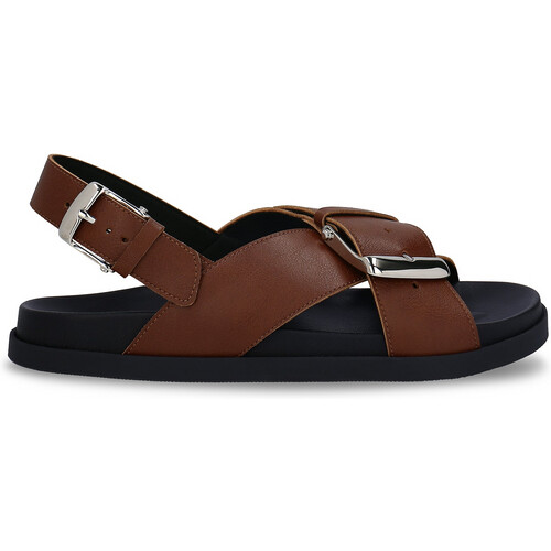 NAE dames vegan Sandalen Luna Bruin Tweedehands