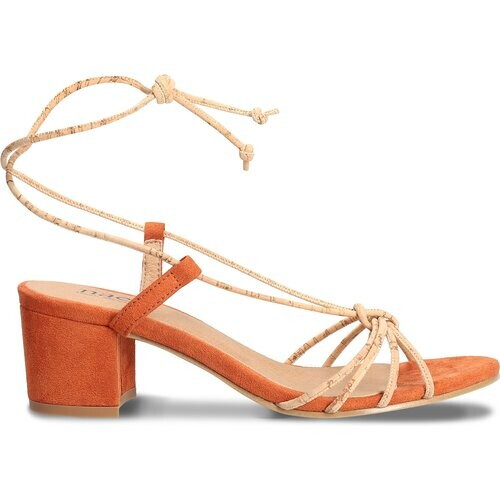 Nae dames vegan Sandalen Met Hak Holly Orange Tweedehands