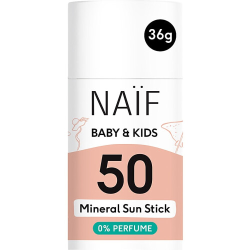 Naïf Zonnebrand Stick Baby & Kids SPF50 Parfumvrij 26gr Tweedehands