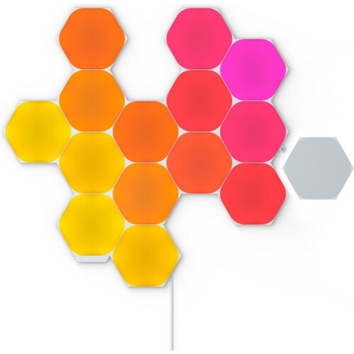 Nanoleaf Shapes - Hexagon Starter Kit - 15 panelen - Multi-color (15 stuks) Tweedehands