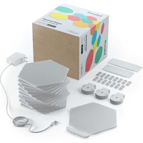 Nanoleaf Shapes - Hexagon Starter Kit - 15 panelen - Multi-color Tweedehands
