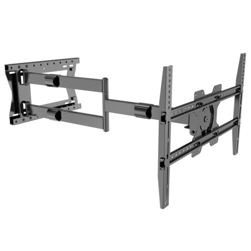 Nanook TV-beugel - Draaibaar - Extra lange arm tot 100 cm - 42-75 inch - Max. 60 kg - VESA 100x100 t/m 600x400 - Zwart