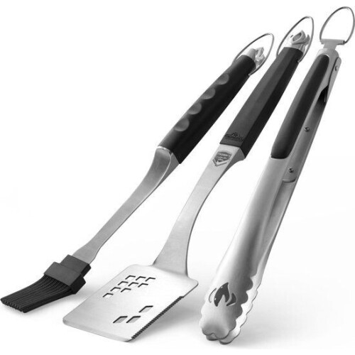 Napoleon - Gereedschapset 3-delig - Roestvrij staal - BBQ tang spatel kwast Tweedehands