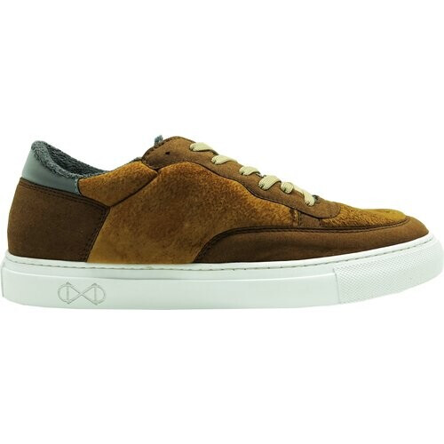 nat-2 mannen vegan Sneakers Fungi Bruin Wit Tweedehands