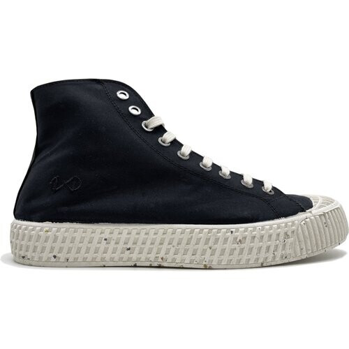 nat-2 mannen vegan Sneakers Mono Eta Waterproof Zwart Tweedehands