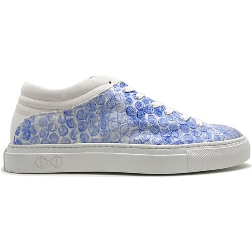 nat-2 mannen vegan Sneakers Sleek Low Bubble Wrap Blauw Tweedehands