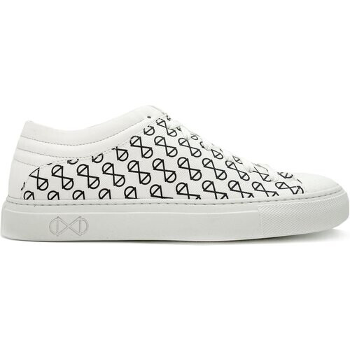 nat-2 mannen vegan Sneakers Sleek Low Fridge Wit Tweedehands