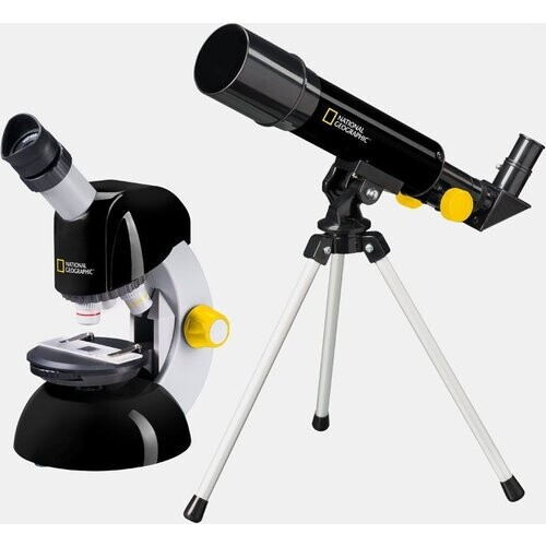National Geographic Tele-Micro Set Telescoop Zwart Tweedehands
