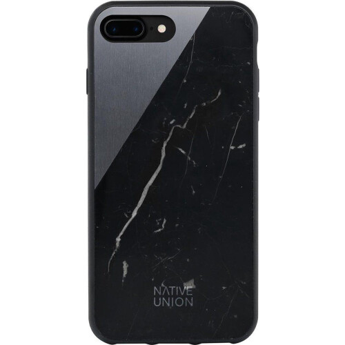 Native Union Clic - Back Cover - Marmer - Zwart - Apple iPhone 7 Plus