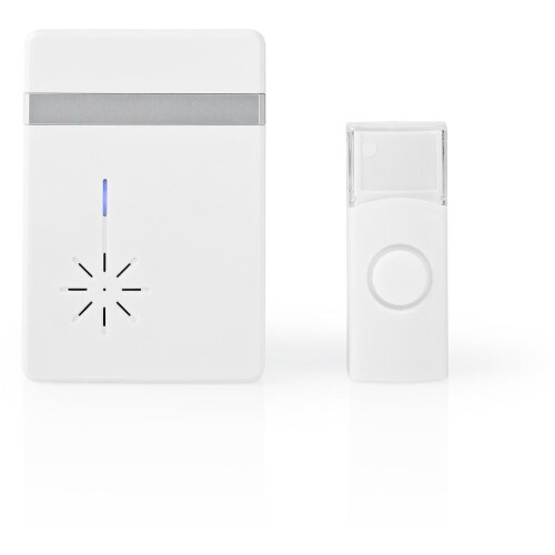 Nedis DOORB212WT - Draadloze Deurbelset - 36 melodieën - Wit