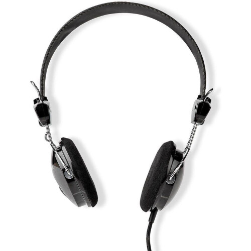 Nedis HPWD1104BK - On-Ear Koptelefoon - Draad - 40mm drivers - Zwart Tweedehands
