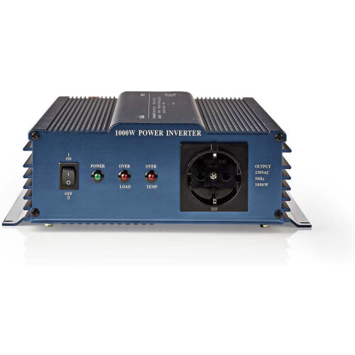 Nedis Omvormer Pure Sinusgolf - Ingangsvoltage 12 V DC - Apparaat stroomoutput Type F (CEE 7/3)