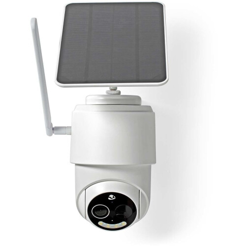 Nedis SIMCBO50WT - SmartLife 4G Full-HD Pan- en Tilt Buitencamera - Nachtzicht - Wit