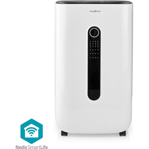 Nedis DEHU20WTW - Luchtontvochtiger - Wi-Fi - 20 l/Dag - Regelbare hygrostaat - Wit Tweedehands