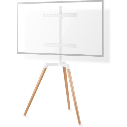 Nedis TVSM7060WT - Tripod TV-vloerstandaard - Geschikt voor 50-65 inch TV's - Houten afwerking Tweedehands