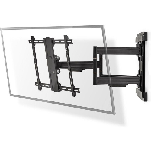 Nedis TVWM6551BK - TV-muurbeugel - Geschikt voor 37” tot 80” - Draaggewicht 70 kg - VESA 200mm t/m 600x400mm