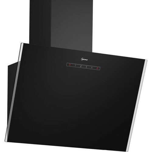 NEFF D63IDK1S0 - Schuine Wandafzuigkap - 60 cm - Touch Control - LED-verlichting - Zwart