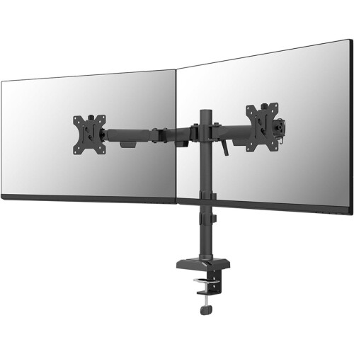 Neomounts DS60-600BL2 - Monitorarm voor 2x 32"- Full motion met kabelmanagement - Zwart