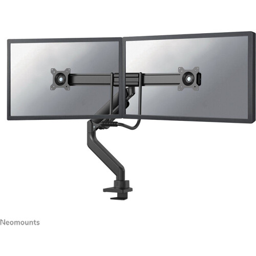 Neomounts DS75-450BL2 - Bureausteun - Full motion voor 2 schermen tot 32"- Zwart Tweedehands