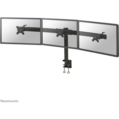 Neomounts FPMA-D700D3 - Monitorarm 3 schermen - 10-27"- 0-8 kg/scherm - zwart