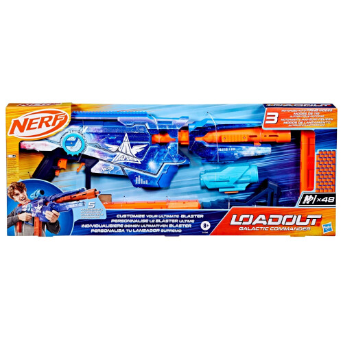 Nerf Loadout Galactic Commander - Motorized Foam Dart Blaster - 3 schietmodi 48 Nerf N1-darts Tweedehands