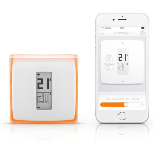 Netatmo NTH01-BE-EC - Slimme Thermostaat - Auto-Adapt en Auto-Care functie - Wit