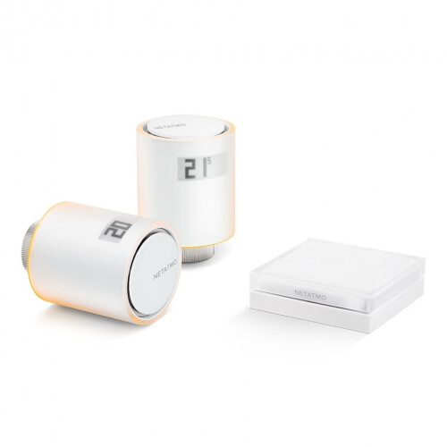Netatmo Slimme Radiatorkranen - Startpakket - Bespaar tot 37% op stookkosten - Wit