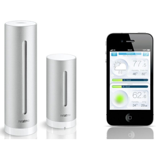 Netatmo Weerstation - Slimme Weerstation - Real-time luchtkwaliteit en temperatuur