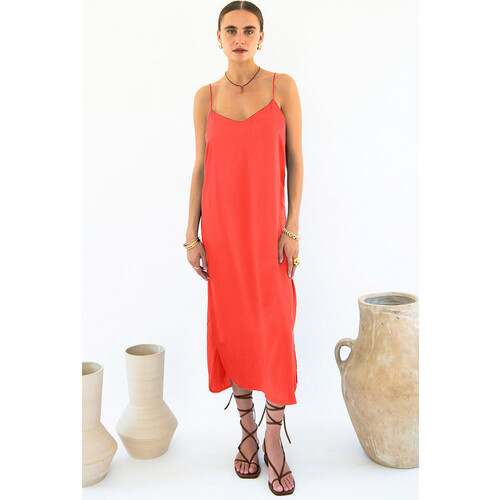 Neu Nomads dames vegan Jurk Easy Slip Koraal Tweedehands