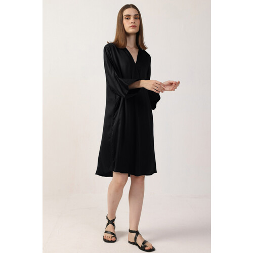 Neu Nomads dames vegan Jurk Kimono Zwart Tweedehands