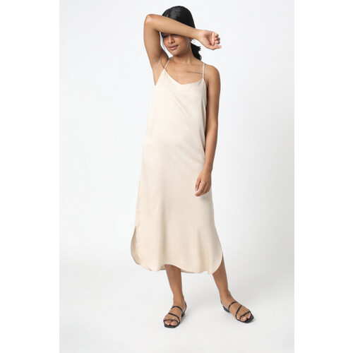 Neu Nomads dames vegan Slipdress Easy Slip Champagne Tweedehands