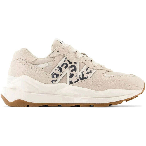 New Balance W5740 - Lage sneakers - Suède met dierenprint - Beige Tweedehands