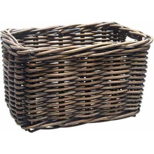 New Looxs Brisbane Small Fietsmand Voordrager - 11 liter - Rotan - Bruin