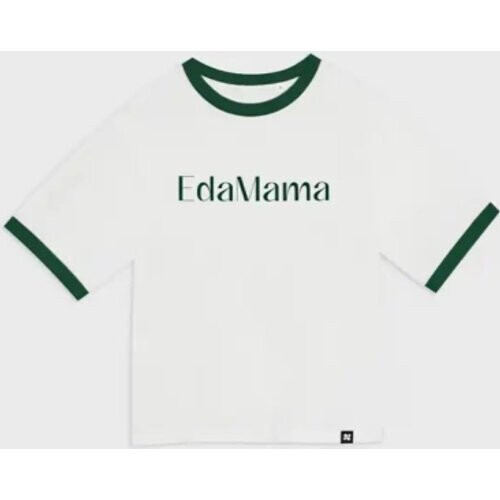 New Orchard dames vegan T-Shirt Edamama Wit Tweedehands