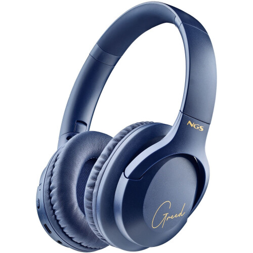 NGS Artica Greed - Over-Ear Koptelefoon - Draadloos Bluetooth 5.1 - Blauw Tweedehands
