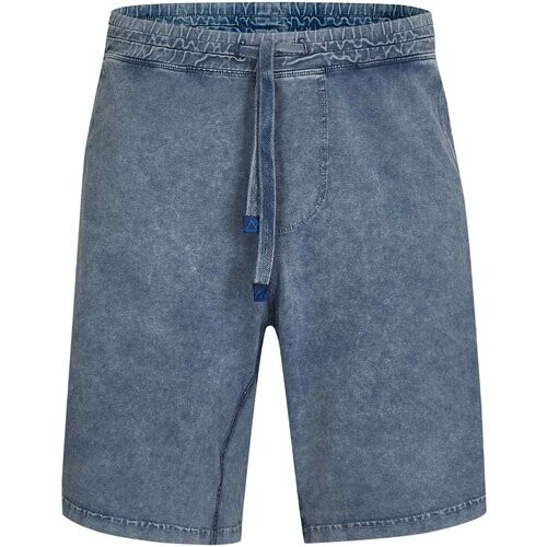 nice to meet me mannen vegan Tie Dye Shorts Blauw Tweedehands