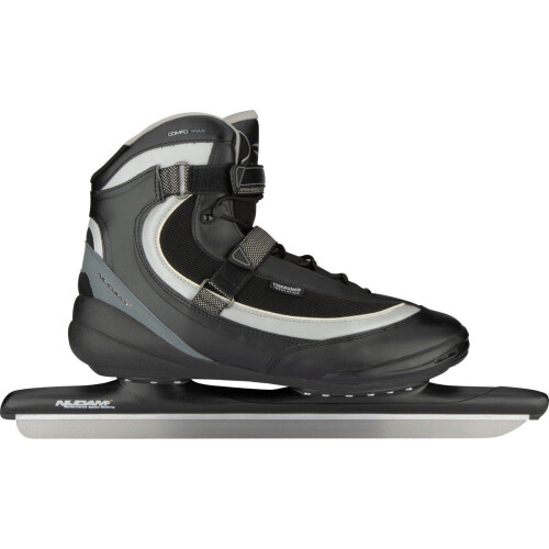 Nijdam Norenschaats XXL Pro-Line - Softboot - Zwart/Zilvergrijs - 50 Tweedehands