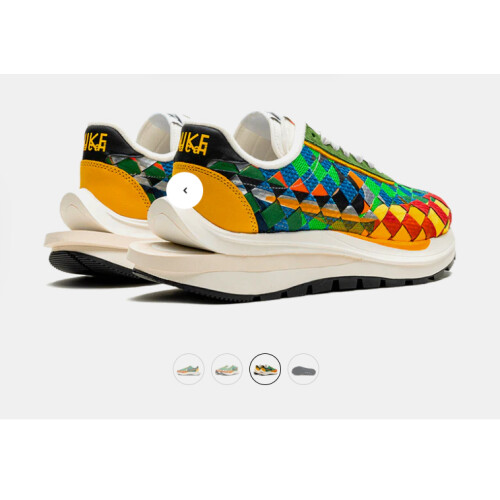 Nike VaporWaffle Woven sacai Jean Paul Gaultier - Sneakers - Gestapelde zool - Gusto/Safety Orange/Sail Tweedehands