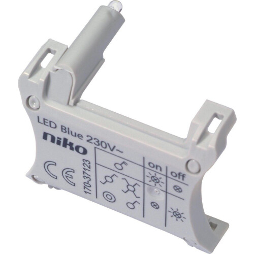 NIKO Original - LED lamp - Automatische aansluiting 230V - Blauw